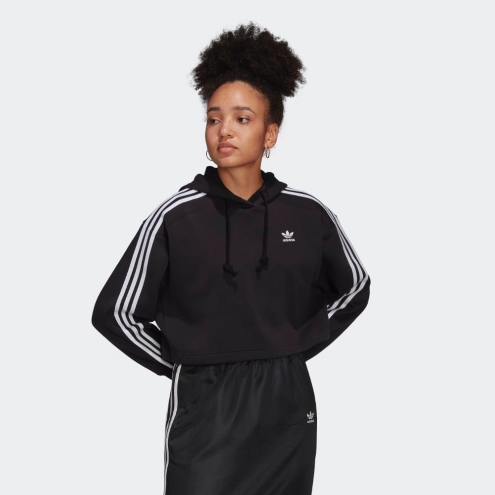 NEW! Adidas ADICOLOR CLASSICS CROP HOODIE NWT